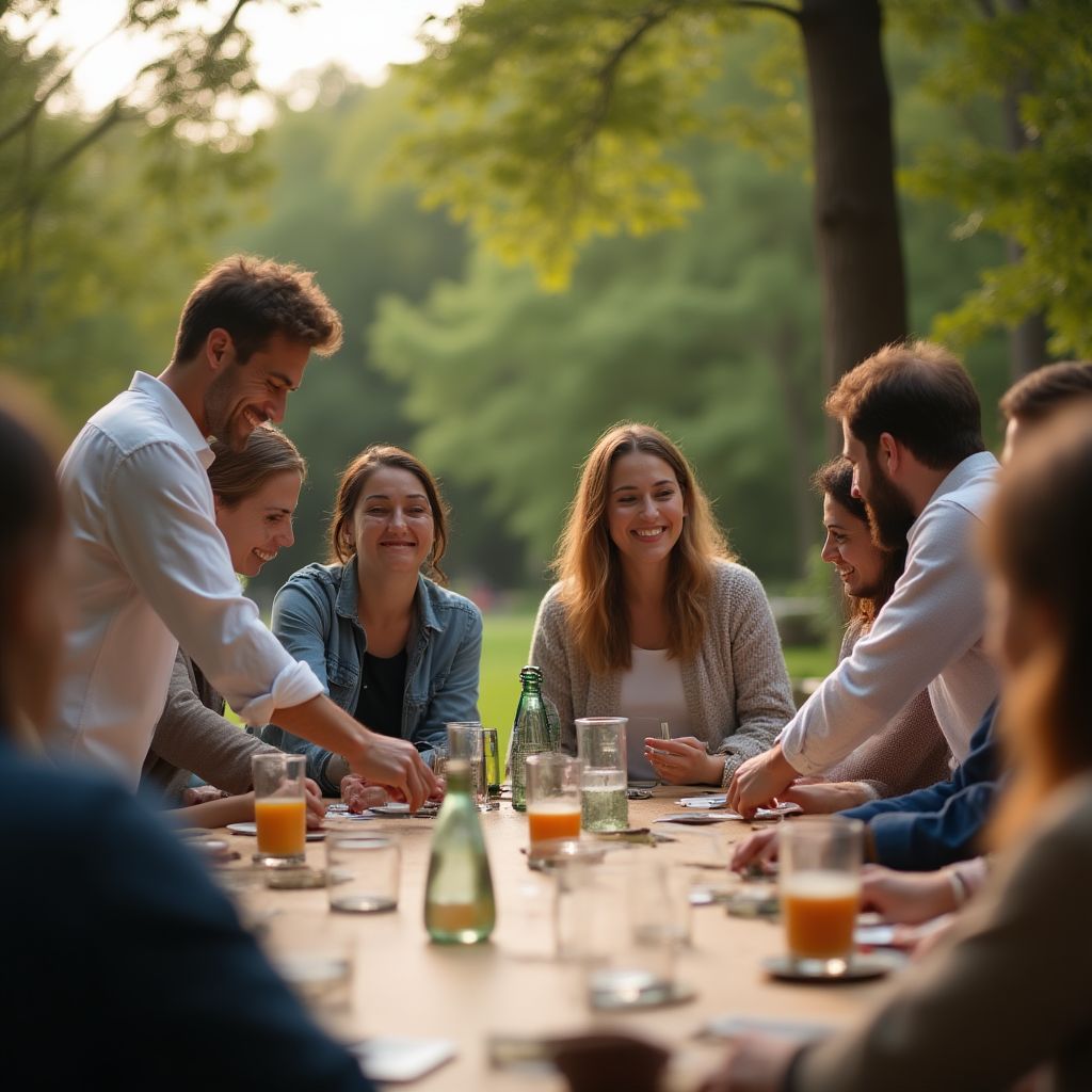 Eveniment de echipă în aer liber
